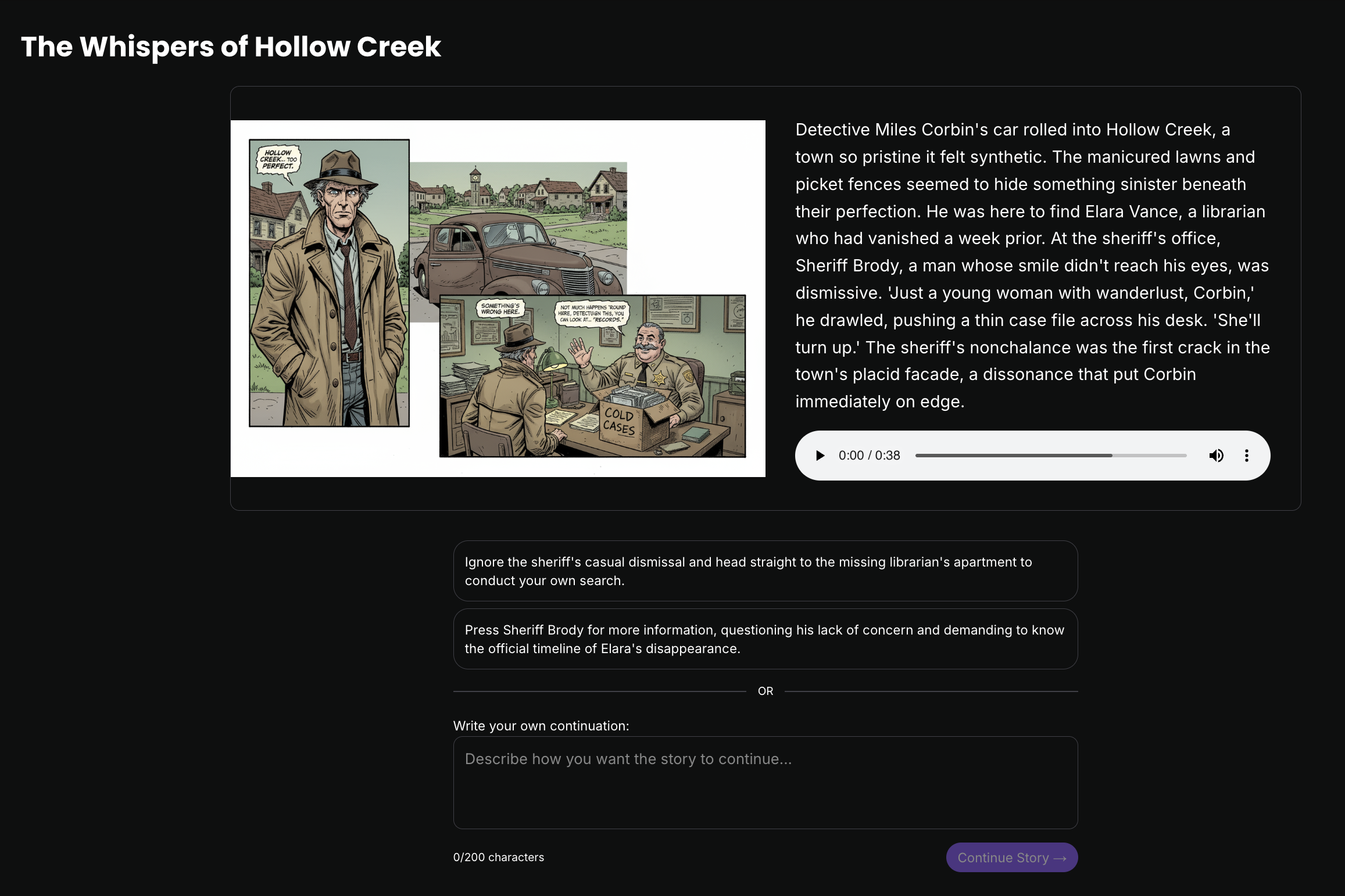 Story Interface